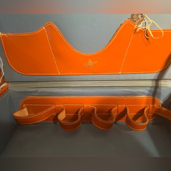 Tommy Traveler Vintage VGC Small Brown Leather Train Travel Cosmetic Suitcase - Picture 8 of 9